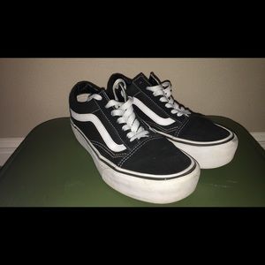 old school platform vans